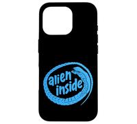 'Alien Inside' Funny Xenomorph Sci-FI Earth Movie Design Coque pour iPhone 16 Pro