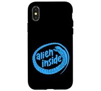 'Alien Inside' Funny Xenomorph Sci-FI Earth Movie Design Coque pour iPhone X/XS