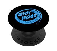 'Alien Inside' Funny Xenomorph Sci-FI Earth Movie Design PopSockets PopGrip Adhésif