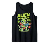 Alien Invasion - You're Invited! Motif Espace Amusant Débardeur