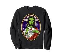 Alien Jésus OVNI Cosmique Sauveur Unité Sweatshirt