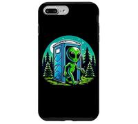Alien Leaving Porta Pot en Bois drôle Coque pour iPhone 7 Plus/8 Plus