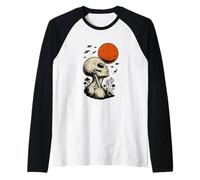Alien Mars, planète Extraterrestre de Science-Fiction Graphique surréaliste Manche Raglan