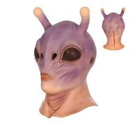 Alien Masques For Adults - 3D Realistic Full Head Costume | Decorative Cosplay Prop | Extraterrestrial Party Display Design | Carnival Theme, Haunted House Stage Accessory, Women’s Dress-Up Halloween