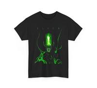 Alien Movie Unisex Tee Sci-FI Graphic Tee Extraterrestrial Film Shirt Black 3XL