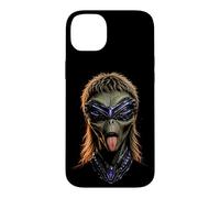 Alien Mullet Extraterrestrial Party Rocker Sci-FI Humour Coque pour iPhone 14 Plus