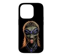 Alien Mullet Extraterrestrial Party Rocker Sci-FI Humour Coque pour iPhone 14 Pro
