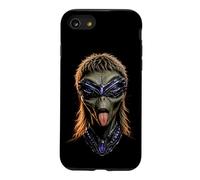 Alien Mullet Extraterrestrial Party Rocker Sci-FI Humour Coque pour iPhone SE (2020) / 7/8
