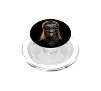 Alien Mullet Extraterrestrial Party Rocker Sci-FI Humour PopSockets PopGrip pour MagSafe