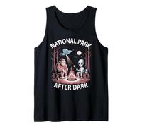 Alien National Park APRÈS Dark Bigfoot Camping Infirmière Débardeur