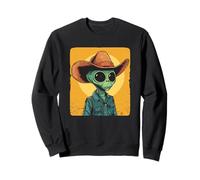Alien Outlaw pour une balade dans l'espace sauvage et les cowboys Sweatshirt
