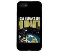 Alien OVNI Space No Humanity Extraterrestre Coque pour iPhone SE (2020) / 7/8
