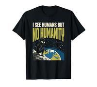 Alien OVNI Space No Humanity Extraterrestre T-Shirt