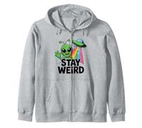 Alien OVNI Stay Weird | Confiance de l'espace extra-atmosphérique de science-fiction Sweat à Capuche