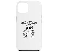 Alien Peace Love Tacos Tee - Funny UFO Food Lover Tees Coque pour iPhone 13