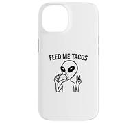 Alien Peace Love Tacos Tee - Funny UFO Food Lover Tees Coque pour iPhone 14