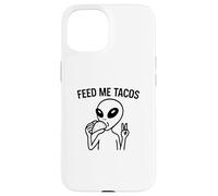 Alien Peace Love Tacos Tee - Funny UFO Food Lover Tees Coque pour iPhone 15