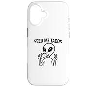 Alien Peace Love Tacos Tee - Funny UFO Food Lover Tees Coque pour iPhone 16