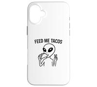 Alien Peace Love Tacos Tee - Funny UFO Food Lover Tees Coque pour iPhone 16 Plus