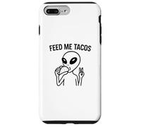 Alien Peace Love Tacos Tee - Funny UFO Food Lover Tees Coque pour iPhone 7 Plus/8 Plus