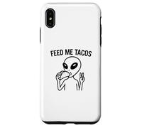 Alien Peace Love Tacos Tee - Funny UFO Food Lover Tees Coque pour iPhone XS Max