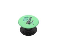 Alien poussant Les fichiers OVNI Top-Secret Funny Sci FI Graphic PopSockets PopGrip Adhésif