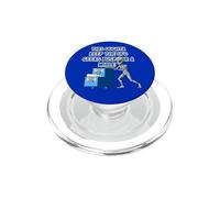 Alien poussant Les fichiers OVNI Top-Secret Funny Sci FI Graphic PopSockets PopGrip pour MagSafe