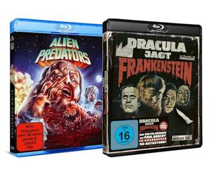 Alien Predators + Dracula jagt Frankenstein - Limited "Horror Bundle" - 2 BLU-RAY Set - UNCUT! [Blu-ray]