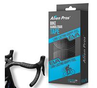 Alien Pros Ruban de Guidon de Vélo Matière EVA (Lot de 2) - Améliorez la Prise en Main de Votre Vélo Grâce à ce Ruban de Guidon de Vélo (Noir)