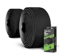 Alien Pros Ruban de Guidon de Vélo Matière PU (Lot de 2) Noir - Améliorez la Prise en Main de Votre Vélo Grâce à ce Ruban de Guidon de Vélo - Recouvrez Votre Vélo pour Une Conduite Confortable