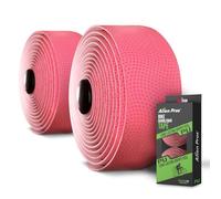 Alien Pros Ruban de Guidon de Vélo Matière PU (Lot de 2) Rose - Améliorez la Prise en Main de Votre Vélo Grâce à ce Ruban de Guidon de Vélo - Recouvrez Votre Vélo pour Une Conduite Confortable