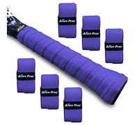 Alien Pros Ruban Grip pour Raquette de Tennis Pré-découpé et Anti-Transpirant - Recouvrez Votre Raquette pour Une Meilleure Performance (6 Grips, Violet)