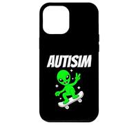 Alien Skateboarder Funny Cosmic Skater Apparel AutismTees Coque pour iPhone 12 Pro Max