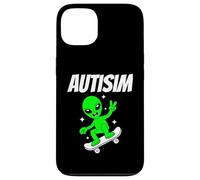 Alien Skateboarder Funny Cosmic Skater Apparel AutismTees Coque pour iPhone 13