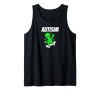 Alien Skateboarder Funny Cosmic Skater Apparel AutismTees Débardeur