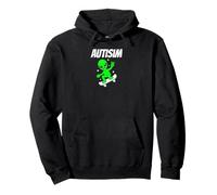 Alien Skateboarder Funny Cosmic Skater Apparel AutismTees Sweat à Capuche