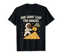 Alien Space Humor One Giant Leap pour Snacks T-Shirt