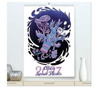 Alien Space Plants (High Quality Premium Wall Calendar 2027 DIN A2 portrait),CALVENDO 12 Month Wall Calendar: Mythical Space Plant Monsters.