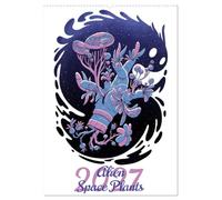 Alien Space Plants (Wall Calendar 2027 DIN A2 portrait), CALVENDO 12 Month Wall Calendar: Mythical Space Plant Monsters.