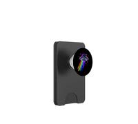 Alien Spaceship Rainbow (Arc-en-Ciel) PopSockets PopWallet pour MagSafe