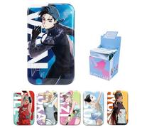 Alien Stage Passion Love Series Blind Box Boutons holographiques officiels Anime ALNST Merch épingles rectangulaires pour sacs Ita (ensemble complet, contient 6 paquets)