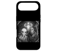 Alien UFO & Bigfoot Sonnette de Porte Amusante Caméra de Nuit Art de la Vie Spatiale Coque pour iPhone Air