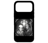 Alien UFO & Bigfoot Sonnette de Porte Amusante Caméra de Nuit Art de la Vie Spatiale Coque pour iPhone 17 Pro Max
