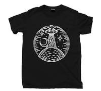 Alien UFO T Shirt Extraterrestrials Visit Planet Earth for Abductions Tee(X-Large)