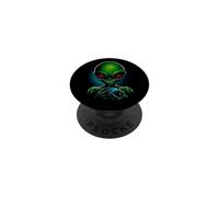 Alien UFO Visit Area 51 Extraterrestrial Species Planet PopSockets PopGrip Adhésif