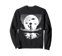 Alien UFOs Area 51 Extraterrestre Funny Cosmic Encounter Sweatshirt