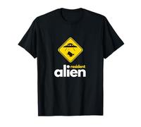 Alien vache ufo sign foreigner resident T-Shirt