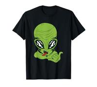 Alien vert - OVNI rigolo T-Shirt