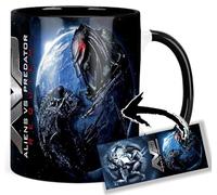 Alien Vs Predator Avp Requiem Ii Tasse Ceramique Intérieure et Poignée Noire Mug