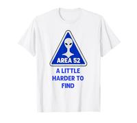 Alien Warning Alien : Design de Science-Fiction Amusant de la Zone 52 T-Shirt